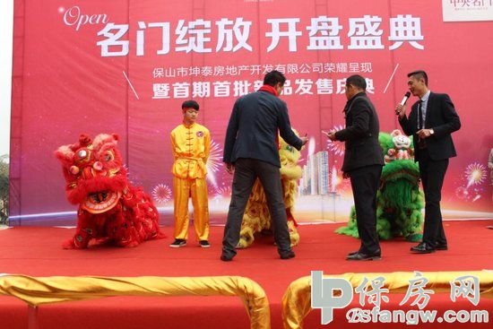 保山后起之秀 坤泰·中央名门开盘